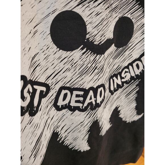 Not a Ghost Just Dead Inside Ghost Black Crewneck Sweatshirt Size Medium - Picture 3 of 8